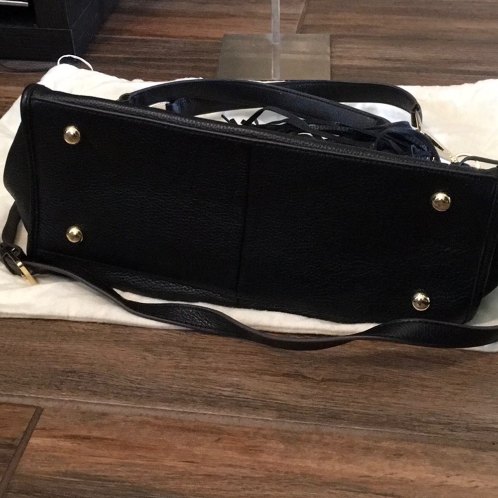 G.I.L.I. Black Leather Tote Bag - Picture 6 of 6